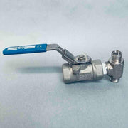 Milwaukee Valve Fire Safe Ball Valve 3/8 in. FNPT Stainless Steel Valves Milwaukee Valve