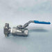 Milwaukee Valve Fire Safe Ball Valve 3/8 in. FNPT Stainless Steel Valves Milwaukee Valve