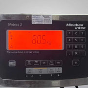 Minebea IFS4-3000LL Weighing Platform SS with Midrics 2 MIS2UR-V2 Dig Readout Lab Scales & Beam Balances Minebea
