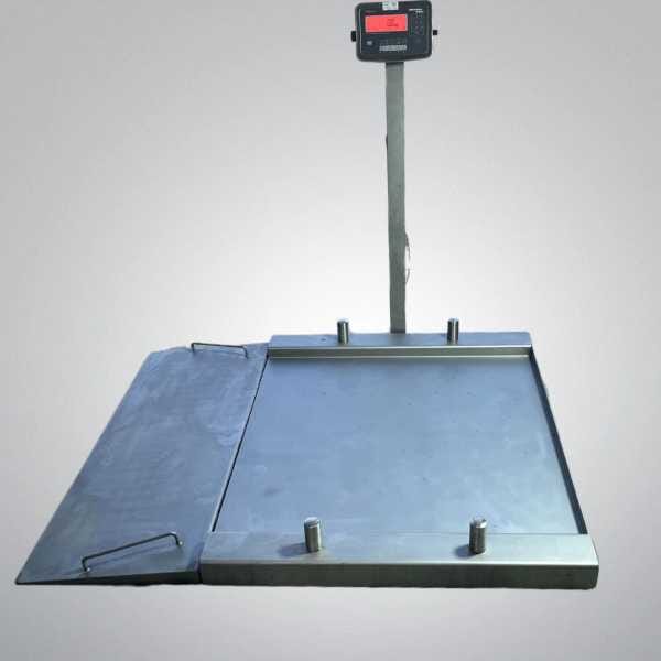 Minebea IFS4-3000LL Weighing Platform SS with Midrics 2 MIS2UR-V2 Dig Readout Lab Scales & Beam Balances Minebea