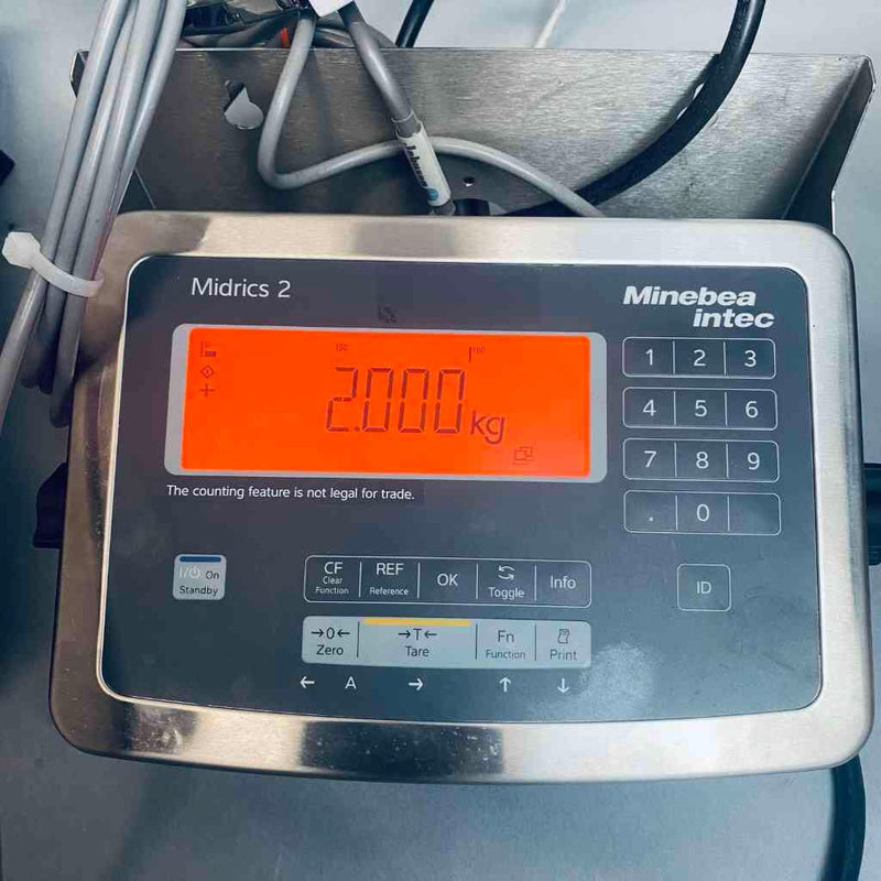 Minebea Intec Midrics 2 Indicator with 16 x 12 in. 50 lbs Lab Scale Scale and Balances Minebea Intec