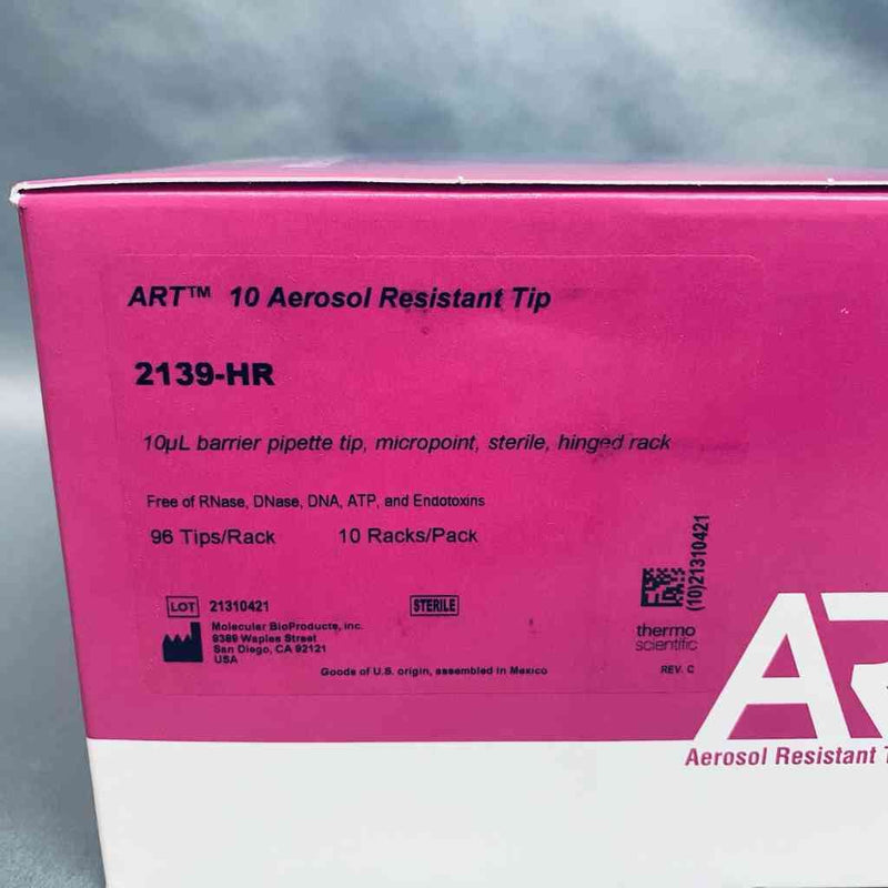 Molecular BioProducts Pipette Tip ART 10ul Sterile Pack of 10 Racks Pipettes & Pipette Tips Molecular Bioproducts