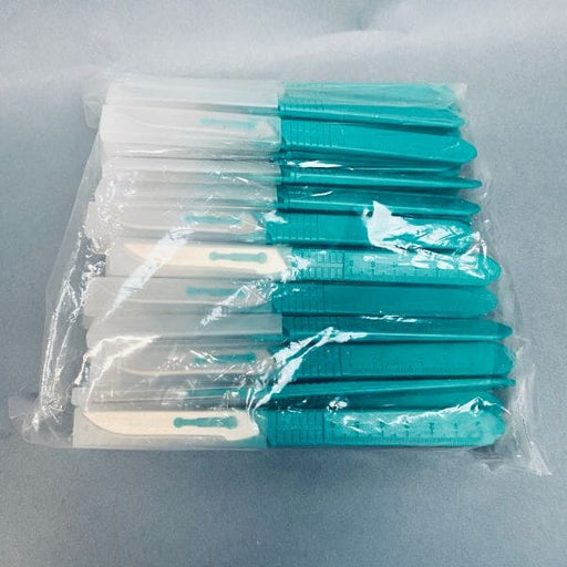 Mopec Disposable Scalpel with Scale #70 Pack of 100 Scalpels Life Sciences Trading