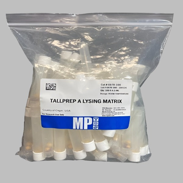 MP Biomedicals Lysing Matrix A 4.5 ml Pack of 100 Tubes Other MP Biomedicals