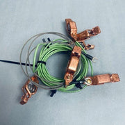 Mueller Electric Alligator Clip Copper Set of 7 Clips in Series w/ Leading Wire Lab Equipment: Other Lab Equipment Mueller Electric