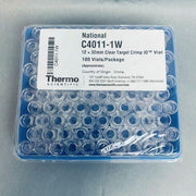 National Scientific Clear Target Crimp ID Vials 12 x 32mm 2mL Lot of 200 Vials Vials National Scientific