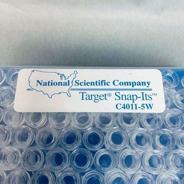 Target Medication Vials National Scientific Clear Target Snap-Its Vials 12 x 32mm — Life ...