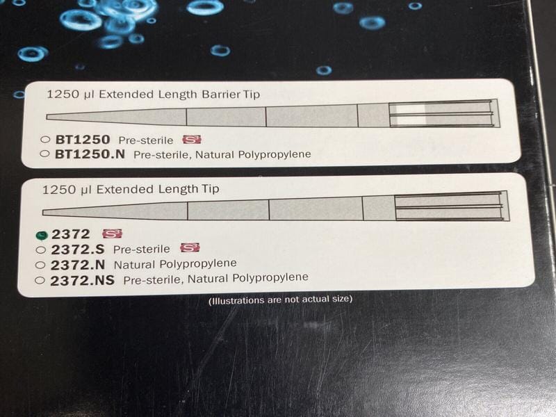 Neptune Pipette Tips 1250 ul Case of 8 Racks — Life Sciences Trading