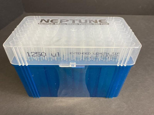 Neptune Pipette Tips 1250 ul Tip Case of 8 Racks with 96 Tips Each Pipettes & Pipette Tips Neptune