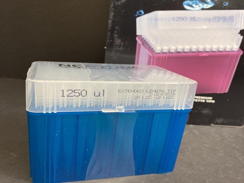 Neptune Pipette Tips 1250 ul Case of 8 Racks — Life Sciences Trading