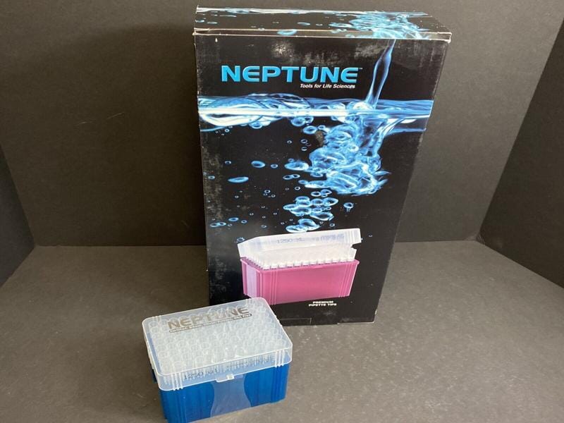 Neptune Pipette Tips 1250 ul Case of 8 Racks — Life Sciences Trading