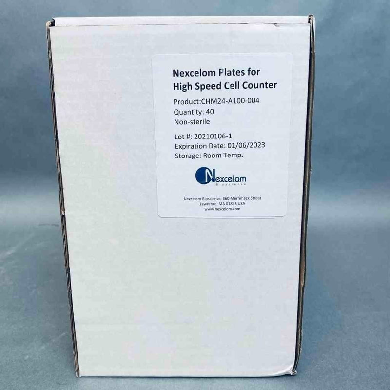 Nexcelom High-Throughput Counting Plates 2 x 12 Orientation Case of 40 Plates Microplates Nexcelom