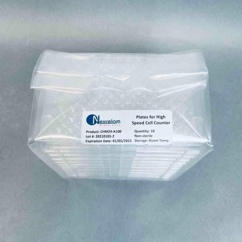 Nexcelom High-Throughput Counting Plates 2 x 12 Orientation Case of 40 Plates Microplates Nexcelom