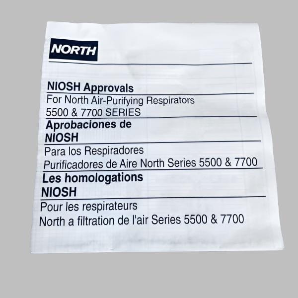 North Half Mask Silicone Respirator Medium with Pack of 2 Cartridges Other North