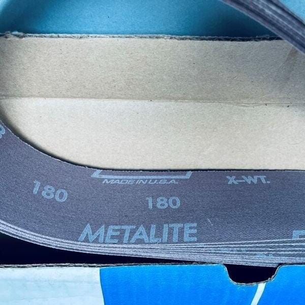 Norton Sanding Belt 2 x 60 in. 180 Grit Metalite Case of 10 Belts Other Norton