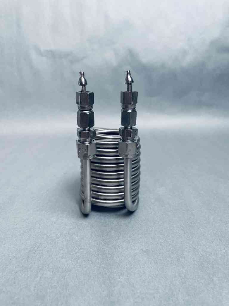 NovaPrep 200 Injection Recovery Coil 1/4 in Tubing OD with 1/6 in ID Tubing Adapter LC/MS/GC Novaprep