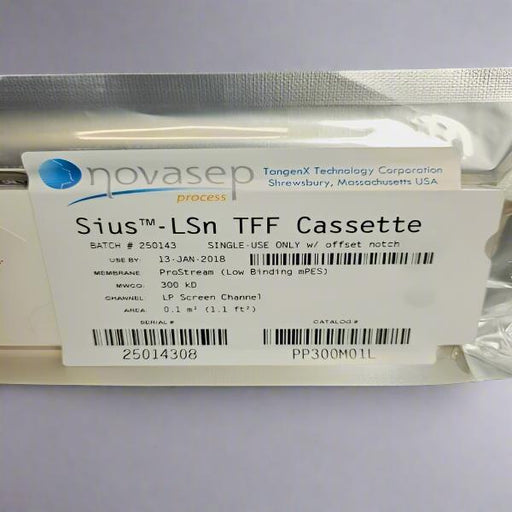 Novasep Filter Cassette SIUS Prostream Low Binding PES 0.1 m2 300 kD Filters Novasep