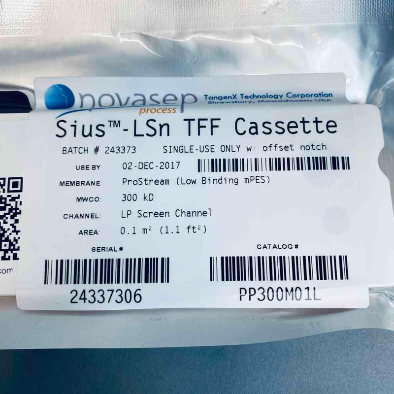 Novasep Filter Cassette SIUS Prostream Low Binding PES 0.1 m2 300 kD Filters Novasep