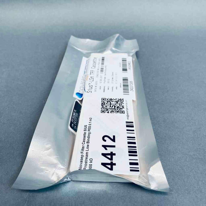 Novasep Filter Cassette SIUS Prostream Low Binding PES 0.1 m2 300 kD Filters Novasep