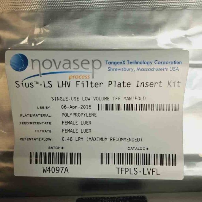 Novasep Filter Manifold SIUS Low Volume Plate Insert Other Valves & Manifolds Novasep