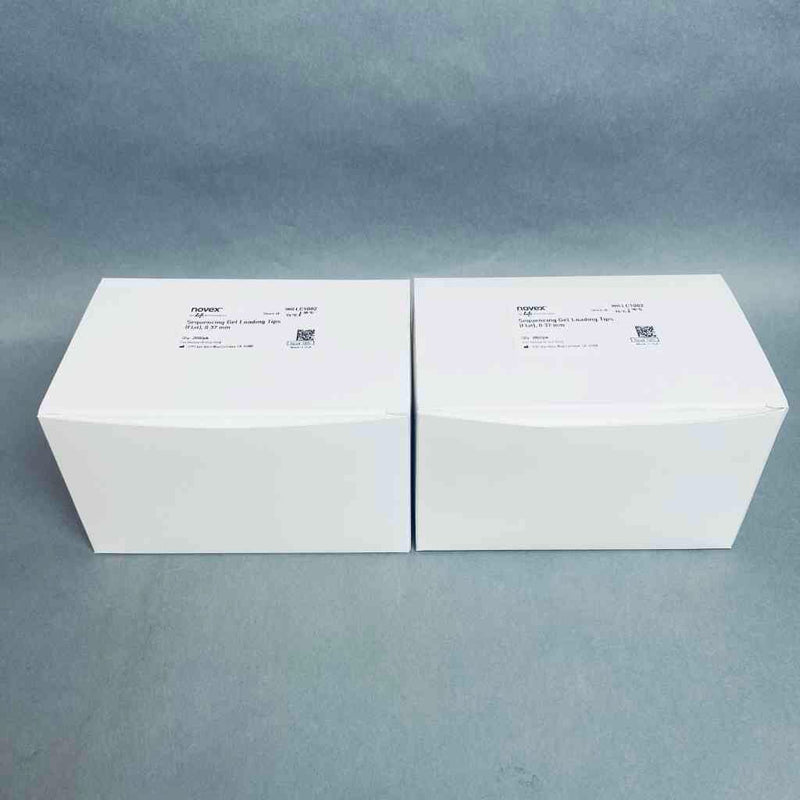 Novex Flat Gel Loading Tips 0.37 mm 200 ul 2 Racks of 200 Tips Each Pipettes & Pipette Tips Novex