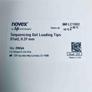 Novex Flat Gel Loading Tips 0.37 mm 200 ul 2 Racks of 200 Tips Each Pipettes & Pipette Tips Novex