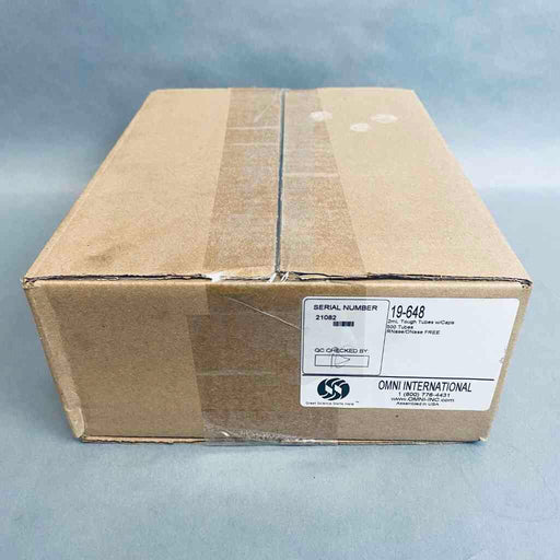 Omni International Tough Tubes 2 ml Screw Cap Case of 500 Sample Tubes Centrifuge Tubes Omni International