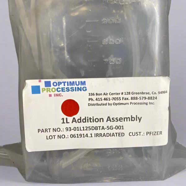 Optimum Processing FlexVent Bottle Assembly 1L PETG Sealed Optimum Processing