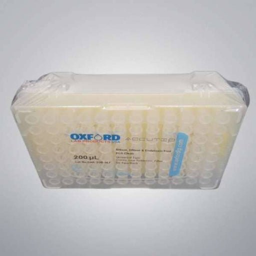 Oxford Pipette Tips 200 ul AccuTip Filtered 20 Racks Pipettes Oxford