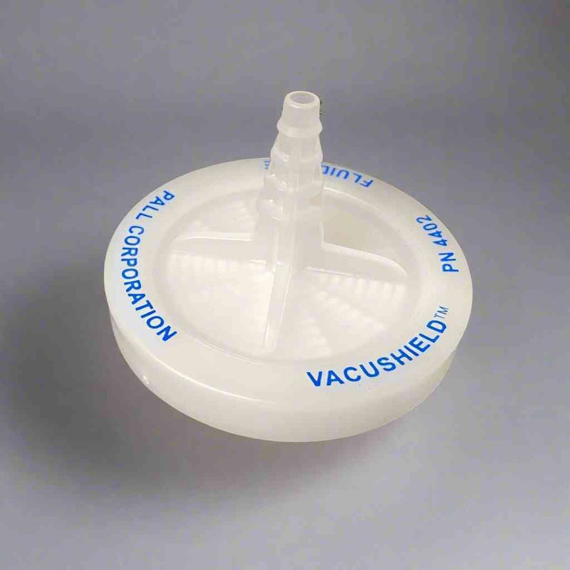 Pall 4402 Vent Filter Vacushield 0.2 um Pore 50 mm Disc with Hose Barb - 3 Filters Filters Pall