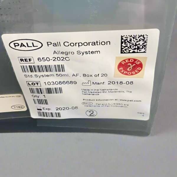 Pall Allegro 2D Biocontainer with AdvantaFlex Tubing 50 ml System Other Medical & Lab Equipment Pall