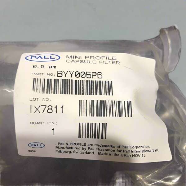 Pall Capsule Filter Mini Profile 1/2 in. Barb Total of 12 Filters Filters Pall