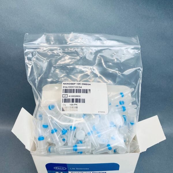 PALL Centrifuge Filter Tube Nanosep 10 OMEGA 100 Filters Filters Pall