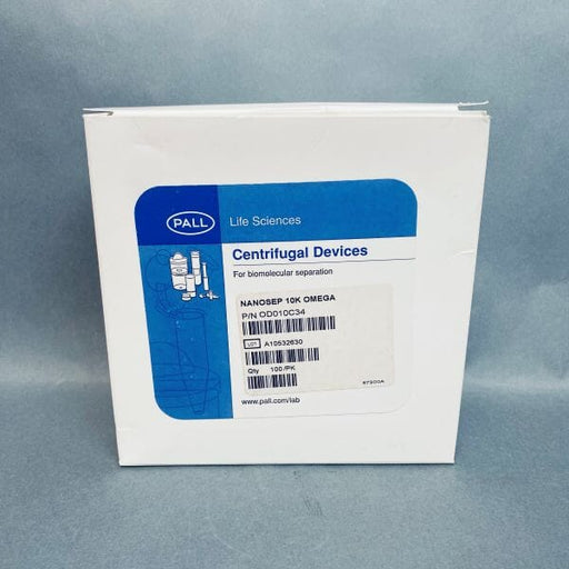 PALL Centrifuge Filter Tube Nanosep 10 OMEGA 100 Filters Filters Pall