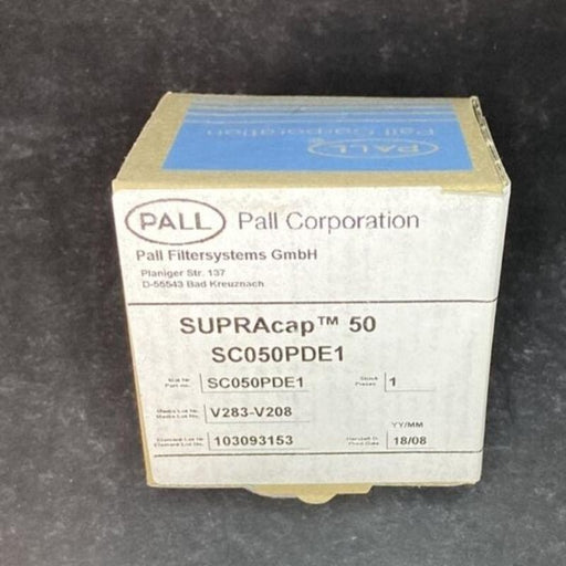 PALL Depth Filter Capsule SUPRAcap 50 Sealed 9 Filters Filters Pall