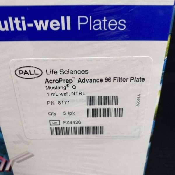 Pall Filter Microplate AcroPrep 96 Well - PN 8171 - 10 Filter Plates Filters Pall