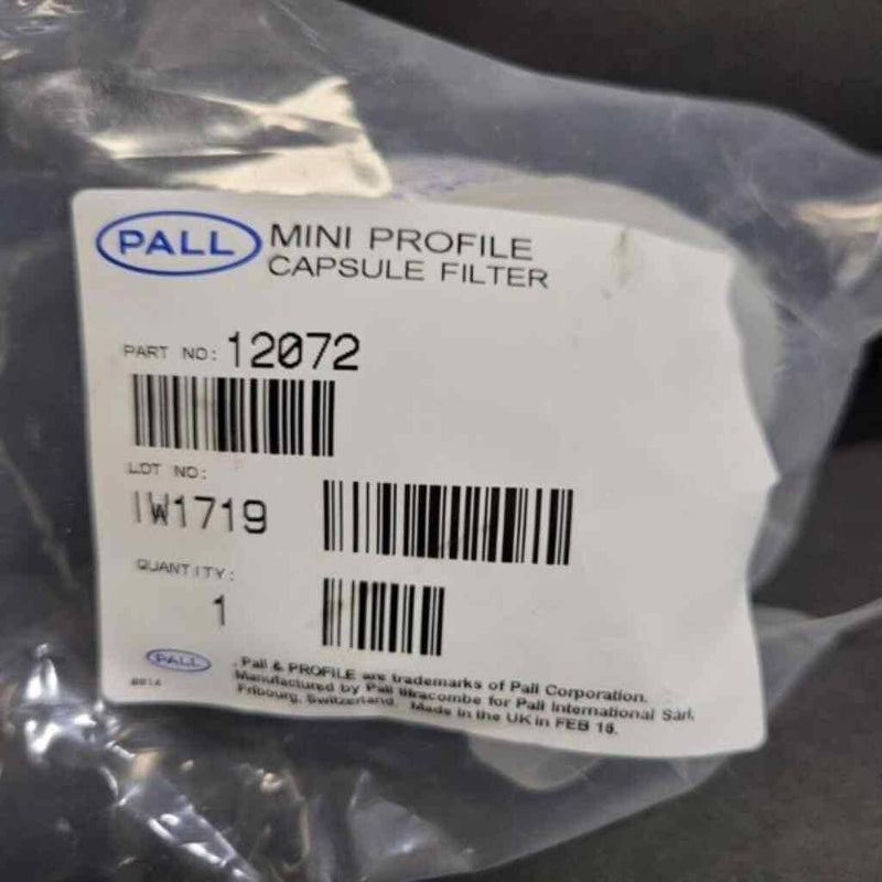 Pall Mini Profile Capsule Filter 5 um Total of 3 Filters Filters Pall