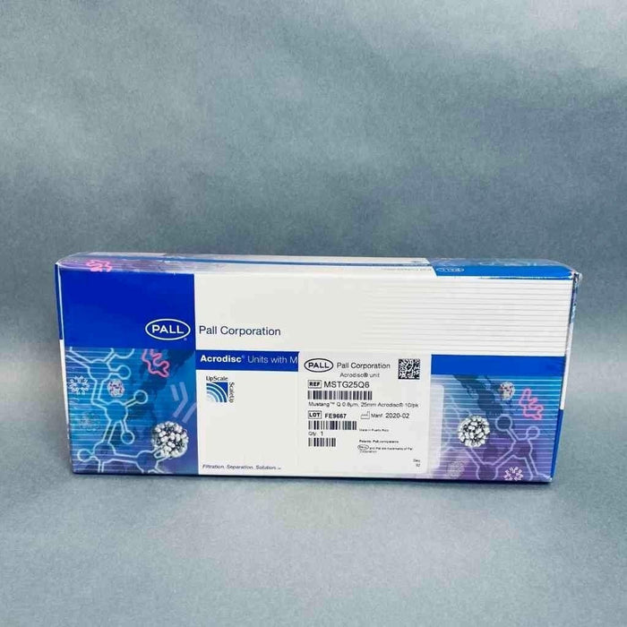 Pall Mustang Q 0.8 um 25 mm Acrodisc Pack of 10 Filters Filters Pall