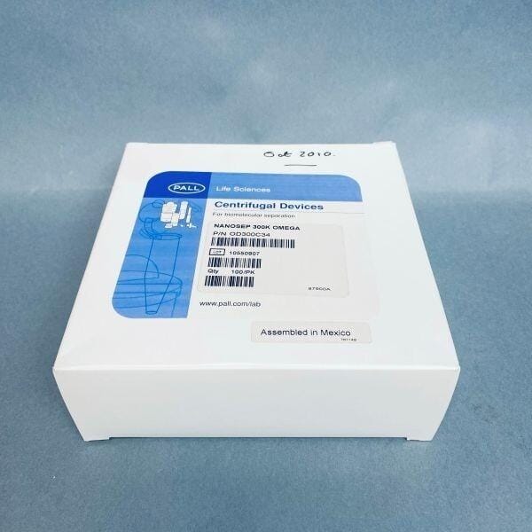 Pall Nanosep Centrifugal Device 300K Omega Pack of 100 Chromatography Columns & Reservoirs Pall