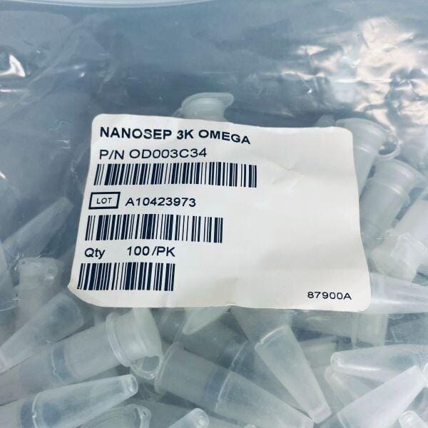 Pall Nanosep Centrifugal Device 3K Omega Pack of 100 Chromatography Columns & Reservoirs Pall