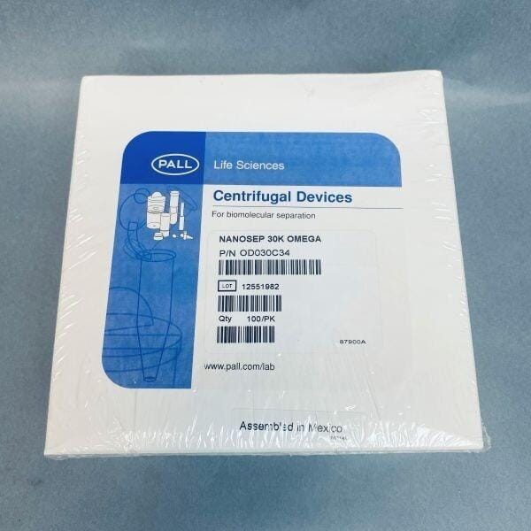Pall Nanosep Centrifugal Device Omega 30K Pack of 100 Filters Pall