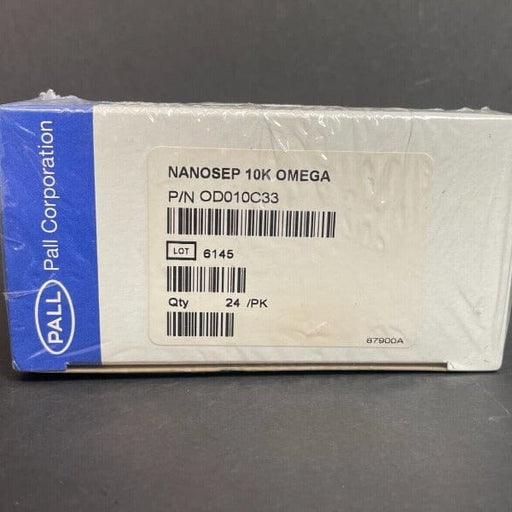 Pall Nanosep Centrifugal Filter 10K Omega Membrane 2 Packs of 24 Filters Each Filters Pall Corporation