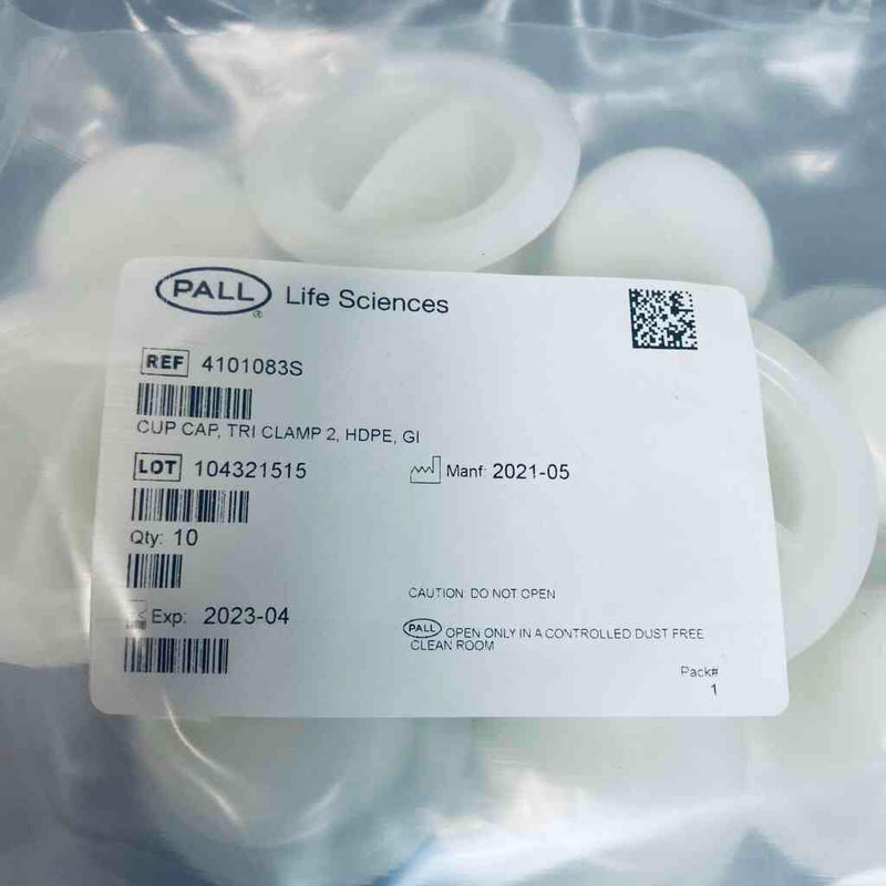 Pall PD2 Powder Bag Cup End Cap 2 in. HDPE Lot of 20 End Caps Other Fittings & Adapters PALL