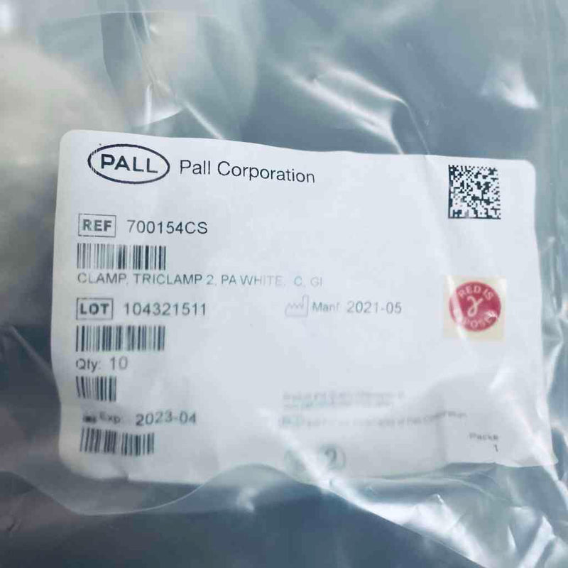 Pall PD2 Powder Bag Tri Clamp 2 in. Lot of 20 Sanitary Clamps Other Fittings & Adapters PALL