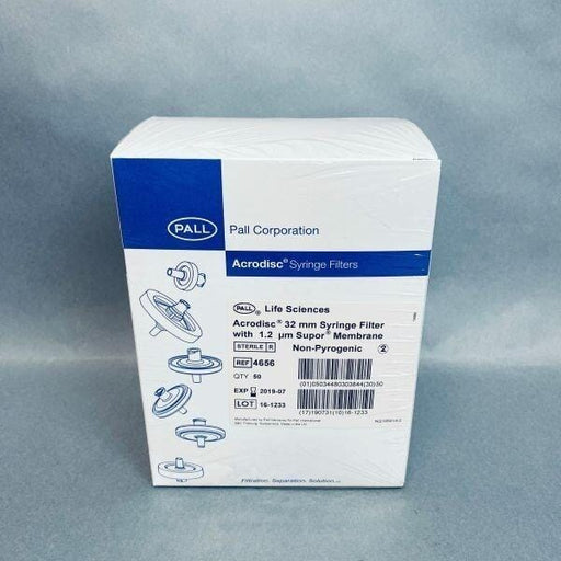 Pall Syringe Filter 1.2 um Acrodisc Supor Membrane 32 mm Diameter Pack of 32 Filters Pall
