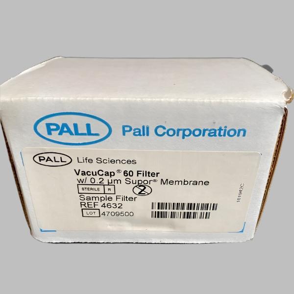 Pall VacuCap Filter 60 with 0.2 um Supor Membrane and Tubing Filters Pall