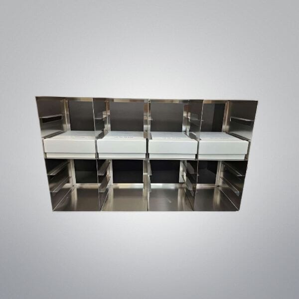 Panasonic Upright Freezer Rack 21 x 12 x 5 inch Holds 24 Freezer Boxes ...