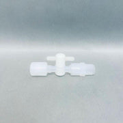 Parker 2 Way Stopcock PTFE 1/4 in. Pargrip x 1/2 in. MNPT PFA Compression Fittings Parker