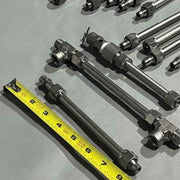 Parker A-Lok Terminated Tubing Sections 3/8" Double Ferrule Fittings - 30 pieces Hose & Tubing Parker