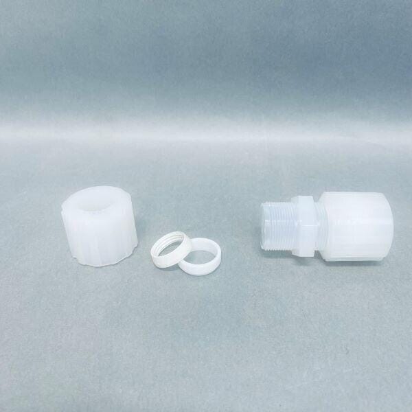 Pfa Compression Parker Pargrip Straight Connector 3/4 x 3/4 in. Tube OD Compression ...